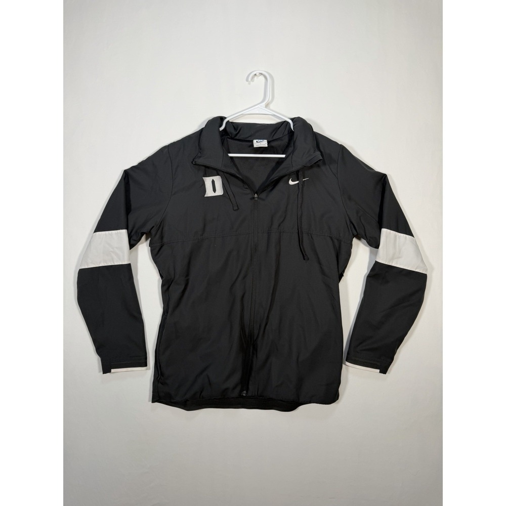 Nike Dri-FIT Duke Blue Devils Full Zip Jacket Mens Large Black Athletic NCAA